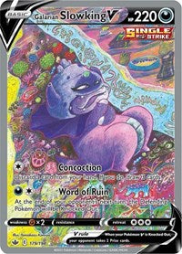Galarian Slowking V Alternate Full Art English - SWSH06: Chilling Reign [Near Mint]