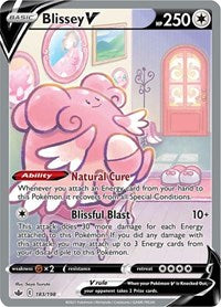 Blissey V Alternate Full Art English - SWSH06: Chilling Reign [Near Mint]