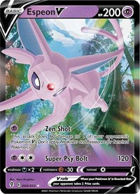 Espeon V English - SWSH07: Evolving Skies [Near Mint]
