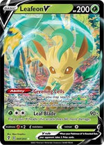 Leafeon V English - SWSH07: Evolving Skies [Near Mint]