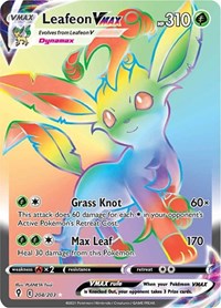 Leafeon VMAX Secret English - SWSH07: Evolving Skies [Near Mint]