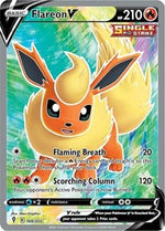 Flareon V Full Art English - SWSH07: Evolving Skies [Near Mint]