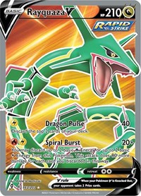Rayquaza V Full Art English - SWSH07: Evolving Skies [Near Mint]