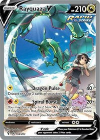 Rayquaza V Alternate Full Art English - SWSH07: Evolving Skies [Near Mint]