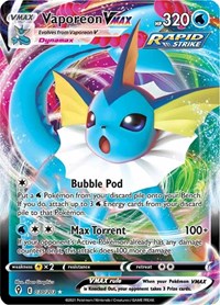 Vaporeon VMAX English - SWSH07: Evolving Skies [Near Mint]