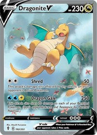 Dragonite V Alternate Full Art English - SWSH07: Evolving Skies [Near Mint]