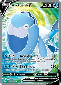 Arctovish V Full Art English - SWSH07: Evolving Skies [Near Mint]