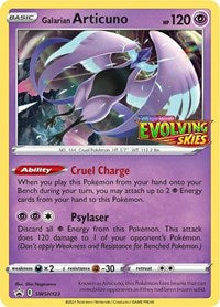 Galarian Articuno SWSH123 Prerelease English - SWSH: Sword & Shield Promo Cards [Near Mint]