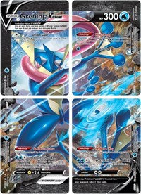 Greninja V UNION Set of 4 English - SWSH: Sword & Shield Promo Cards [Near Mint]