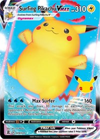 Surfing Pikachu VMAX English - Celebrations [Near Mint]
