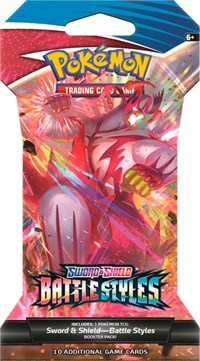Battle Styles Sleeved Booster Pack English - SWSH05: Battle Styles