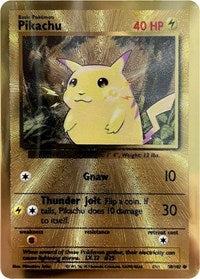 Pikachu 58 102 Celebrations Metal Card English - Miscellaneous Cards & Products [Near Mint]