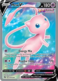 Mew V Full Art English - SWSH08: Fusion Strike [Near Mint]