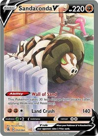 Sandaconda V Alternate Full Art English - SWSH08: Fusion Strike [Near Mint]