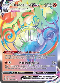 Chandelure VMAX Secret English - SWSH08: Fusion Strike [Near Mint]