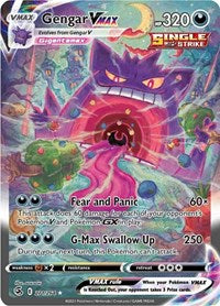 Gengar VMAX Alternate Art Secret English - SWSH08: Fusion Strike [Lightly Played]