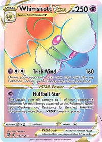 Whimsicott VSTAR (Secret) (Holofoil) English - SWSH09: Brilliant Stars [Near Mint]