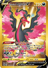 Galarian Moltres V Secret English - SWSH09: Brilliant Stars [Near Mint]