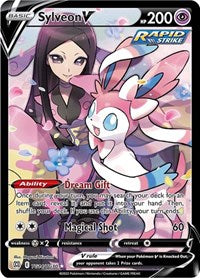Sylveon V English - SWSH09: Brilliant Stars Trainer Gallery [Near Mint]
