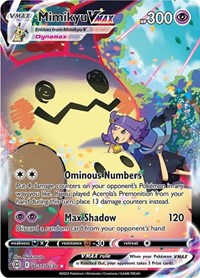 Mimikyu VMAX English - SWSH09: Brilliant Stars Trainer Gallery [Near Mint]