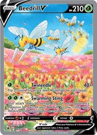 Beedrill V Alternate Full Art English - SWSH10: Astral Radiance [Near Mint]