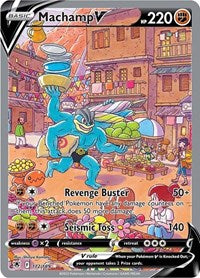 Machamp V (Alternate Full Art) (Holofoil) English - SWSH10: Astral Radiance [Near Mint]