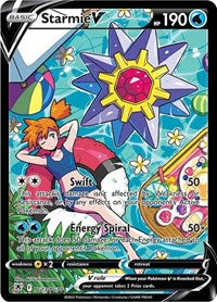 Starmie V English - SWSH10: Astral Radiance Trainer Gallery [Near Mint]