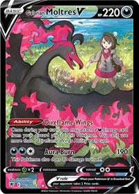 Galarian Moltres V English - SWSH10: Astral Radiance Trainer Gallery [Near Mint]