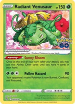 Radiant Venusaur English - Pokemon GO [Near Mint]