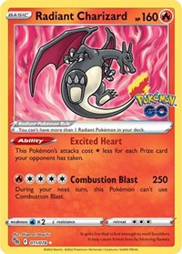 Radiant Charizard English - Pokemon GO [Near Mint]