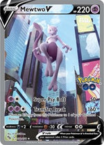 Mewtwo V (Alternate Full Art) (Holofoil) English - Pokemon GO [Near Mint]