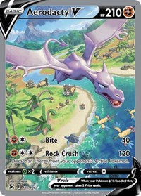 Aerodactyl V Alternate Full Art English - SWSH11: Lost Origin [PSA 9]
