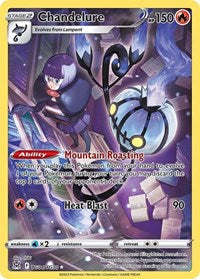 Chandelure English - SWSH11: Lost Origin Trainer Gallery [Lightly Played]