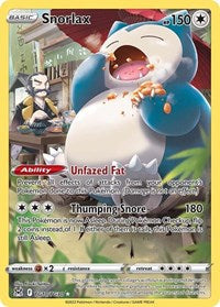 Snorlax English - SWSH11: Lost Origin Trainer Gallery [Near Mint]