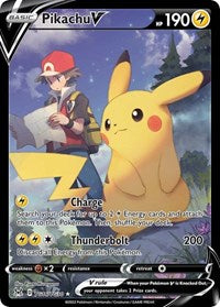 Pikachu V English - SWSH11: Lost Origin Trainer Gallery [Near Mint]