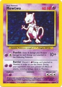 Mewtwo English - Base Set [PSA 8]