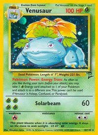 Venusaur English - Base Set 2 [Lightly Played]