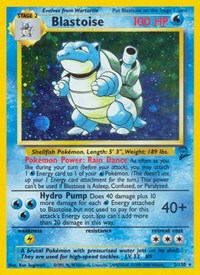 Blastoise English - Base Set 2 [Moderately Played]