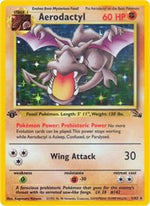 Aerodactyl (1) (Unlimited Holofoil) English - Fossil [Moderately Played]