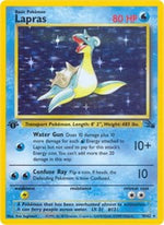 Lapras 10 English - Fossil [Moderately Played]