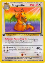 Dragonite 19 English - Fossil [Moderately Played]