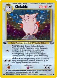 Clefable (1) (Unlimited Holofoil) English - Jungle [Moderately Played]