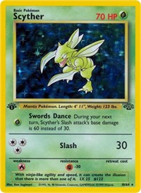 Scyther (10) (Unlimited Holofoil) English - Jungle [Near Mint]