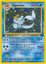 Vaporeon (12) (Unlimited Holofoil) English - Jungle [Heavily Played]