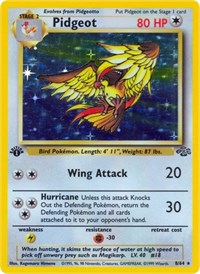 Pidgeot (8) (Unlimited Holofoil) English - Jungle [Lightly Played]