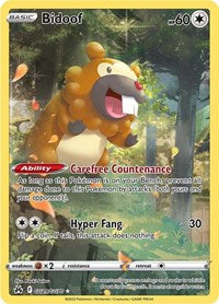 Bidoof English - SWSH: Crown Zenith: Galarian Gallery [Near Mint]