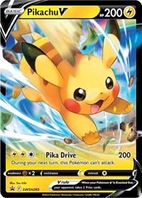 Pikachu V SWSH285 English - SWSH: Sword & Shield Promo Cards [Near Mint]