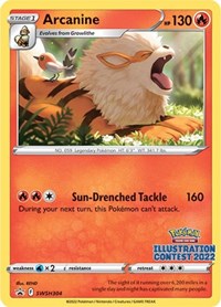 Arcanine (Illustration Contest 2022) (Normal) English - SWSH: Sword & Shield Promo Cards [Near Mint]