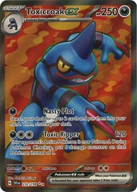 Toxicroak ex 232 198 English - SV01: Scarlet & Violet Base Set [Near Mint]