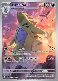 Tyranitar 222 193 English - SV02: Paldea Evolved [Near Mint]